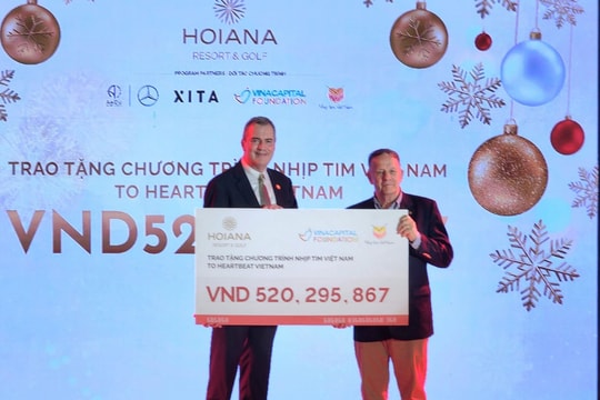 Khu nghỉ dưỡng Hoiana và Vinacapital Foundation chung tay gây quỹ vì bệnh nhi tim bẩm sinh