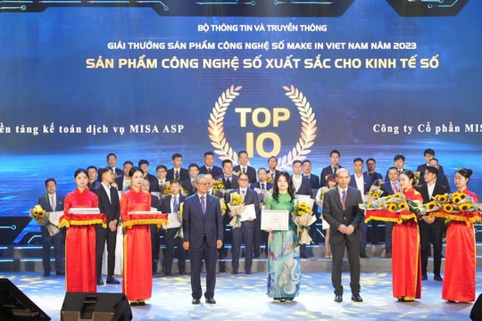 MISA ASP là nền tảng Make in Vietnam xuất sắc hạng mục Kinh tế số