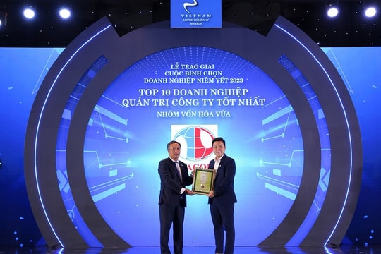 TRACODI vào Top 10 doanh nghiệp có điểm Quản trị công ty cao nhất nhóm vốn hóa vừa