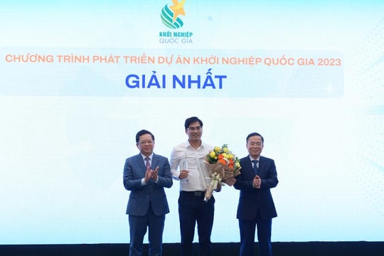 Công bố và trao chứng nhận các dự án đạt giải tại Chương trình Khởi nghiệp Quốc gia 2023
