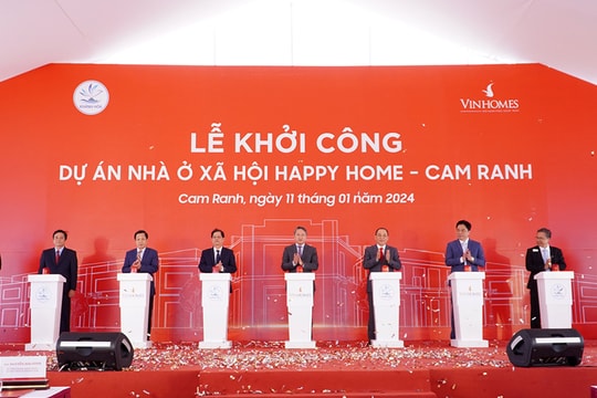 Vinhomes khởi công dự án nhà ở xã hội lớn nhất tỉnh Khánh Hòa