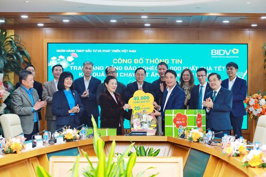 BIDV dành 20 tỷ đồng tặng quà Tết cho đồng bào nghèo  Xuân Giáp Thìn 2024