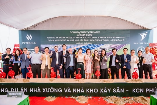 KCN Việt Nam bổ sung 45.000 m2 nhà xưởng, nhà kho xây sẵn cao cấp tại Long An