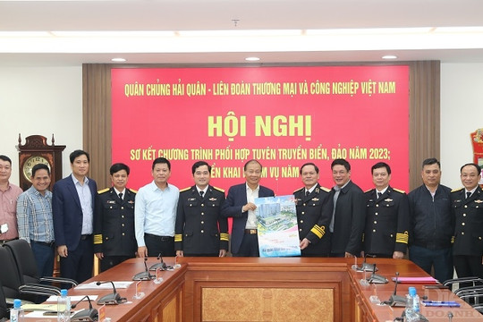 VCCI và Quân chủng Hải quân sơ kết chương trình phối hợp tuyên truyền biển đảo năm 2023