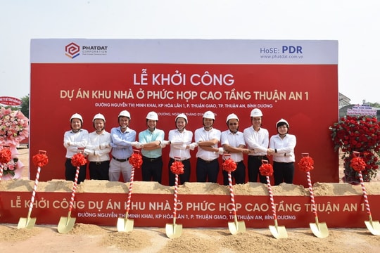 Phát Đạt khởi công dự án khu nhà ở phức hợp cao tầng Thuận An 1 tại Bình Dương