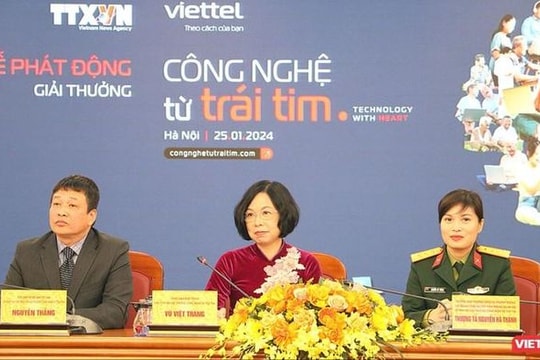 Giải thưởng “Công nghệ từ trái tim - Technology with heart” giá trị 1 tỷ đồng