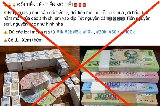 Tết đến – Cẩn trọng “bẫy” đổi tiền
