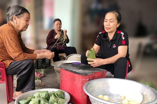 [CẢM XÚC XUÂN] Độc đáo bánh chưng ngọt Nam Định