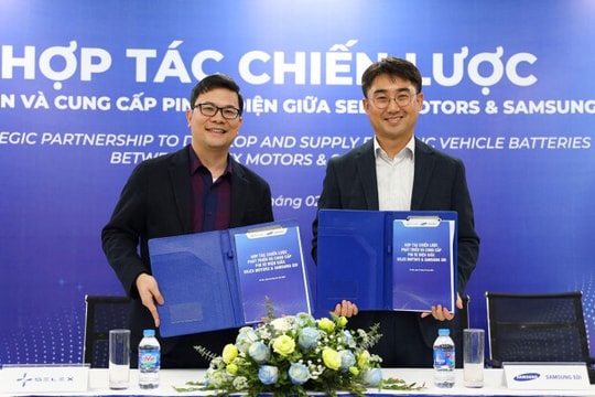 Startup Selex Motors Việt hợp tác Samsung SDI phát triển pin xe máy điện