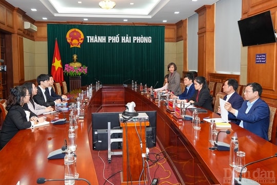 Hải Phòng: Mở rộng cơ hội hợp tác với doanh nghiệp Hồng Kông (Trung Quốc)