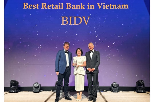BIDV lập kỷ lục 9 lần nhận giải thưởng Ngân hàng Bán lẻ tốt nhất Việt Nam