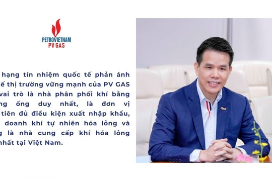 PV GAS duy trì xếp hạng tín nhiệm ở mức BB+: Triển vọng “Ổn định”