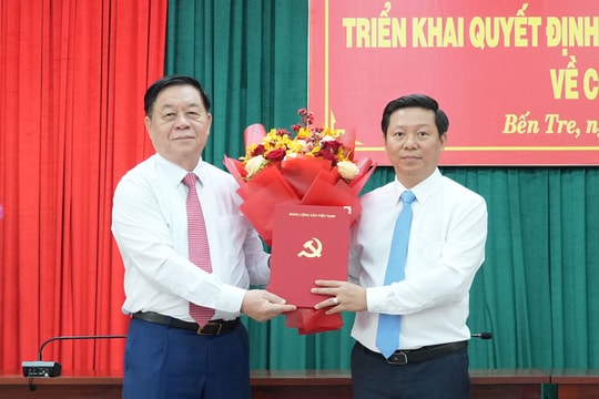 Bến Tre có Tân phó Bí thư Tỉnh uỷ