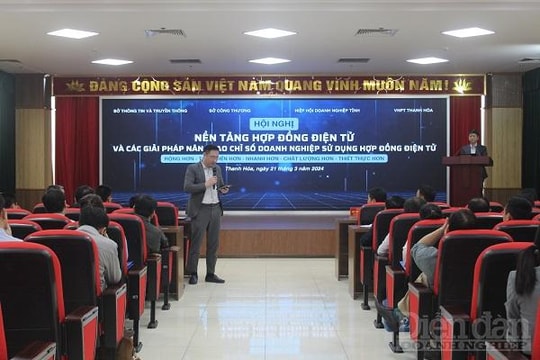 Thanh Hóa: Tập huấn về Hợp đồng điện tử, nâng cao tối đa hiệu suất kinh doanh