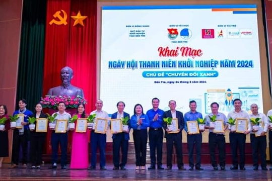 Ngày hội Thanh niên khởi nghiệp tỉnh Bến Tre năm 2024