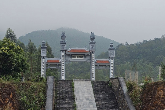 Chùa Hồ Thiên - Cảnh tiên nơi hạ giới