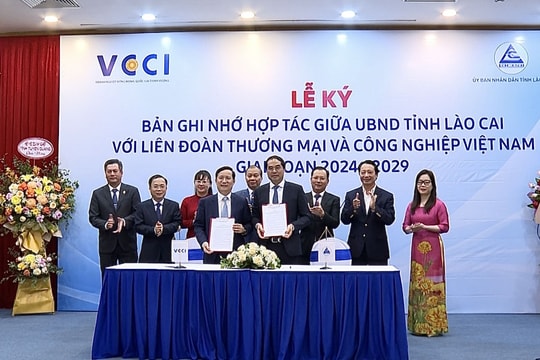 Dấu mốc quan trong trong hợp tác giữa VCCI và Lào Cai
