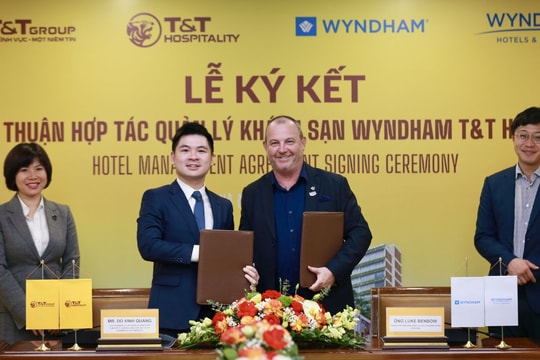 T&T Group hợp tác với Wyndham Hotels & Resorts vận hành khách sạn 5 sao quốc tế tại Hải Dương