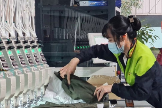 Doanh nghiệp dệt may Thái Bình vượt khó