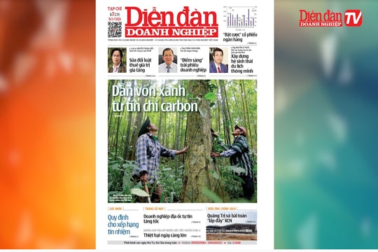 ĐIỂM BÁO NGÀY 17/4: Dẫn vốn xanh từ tín chỉ carbon