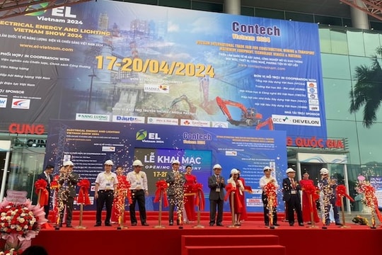 Khai mạc 2 triển lãm quốc tế về xây dựng và năng lượng điện