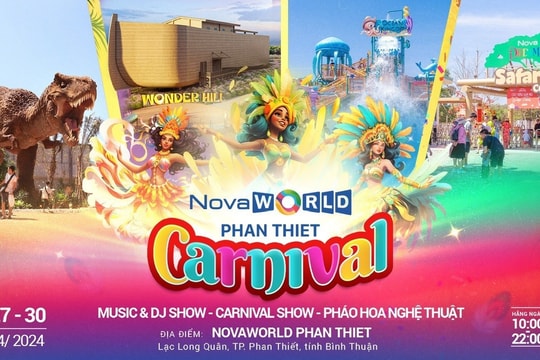 Nhiều chương trình đặc sắc chờ đón du khách dịp 30/4 tại NovaWorld Phan Thiet