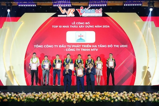 UDIC lần thứ 6 được vinh danh Top 10 VNR năm 2024