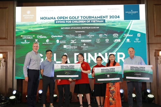 Hoiana tổ chức giải gôn từ thiện gây quỹ 1,2 tỷ đồng hỗ trợ trẻ em khó khăn tại Quảng Nam