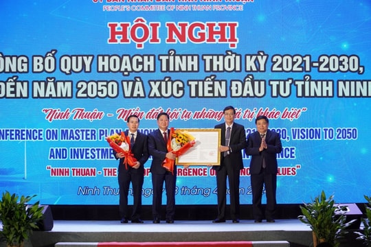Ninh Thuận công bố quy hoạch tỉnh thời kỳ 2021-2023, tầm nhìn đến năm 2050