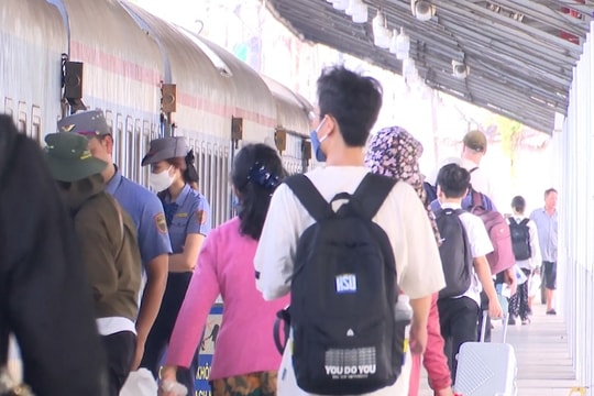 Ngành đường sắt "bội thu" dịp nghỉ lễ