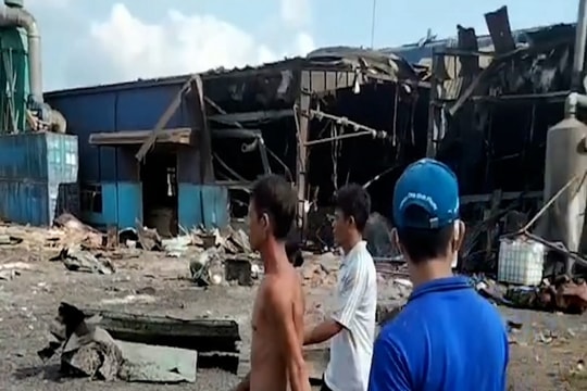 Vụ nổ tại Công ty gỗ Bình Minh: Yêu cầu xử lý nghiêm vi phạm an toàn lao động