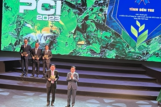 Bến Tre tăng 6 bậc, xếp vị trí thứ 7 cả nước về Chỉ số PCI 2023