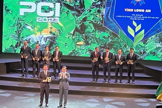 Long An vươn lên vị trí Á quân PCI 2023
