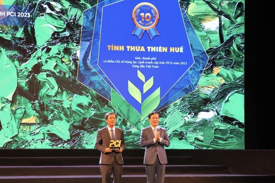 PCI 2023: Thừa Thiên Huế năm thứ 3 liên tiếp nằm trong top 10