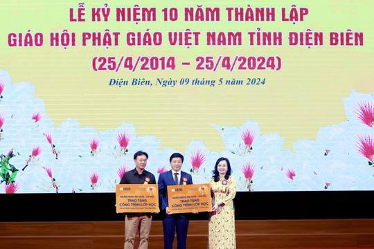 SHB vừa dành hơn 11 tỷ đồng cho hoạt động xã hội tại tỉnh Điện Biên