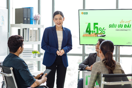 OCB giảm mạnh lãi suất cho vay, tiếp sức doanh nghiệp vừa và nhỏ