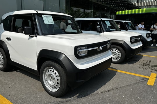 VinFast VF3 phiên bản "nháp” lộ diện