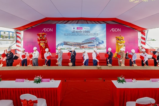 Long An có trung tâm thương mại AEON đầu tiên tại khu vực Đồng bằng sông Cửu Long