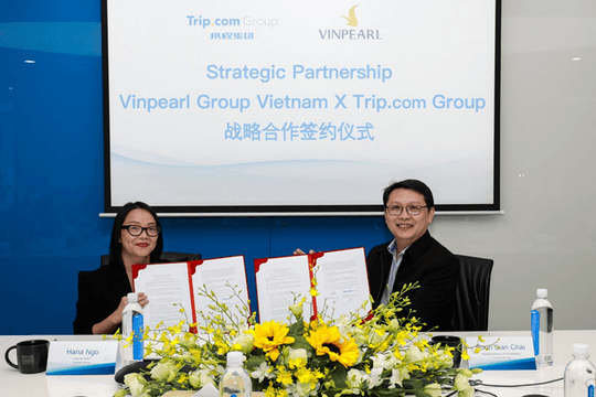 Trip.com thiết lập quan hệ đối tác chiến lược mới với tập đoàn Vinpearl