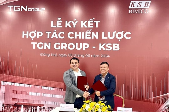 KSB bắt tay hợp tác chiến lược với TGN Group