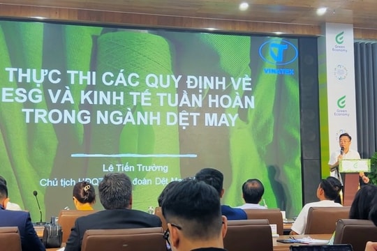 Thể chế hoá tiêu chuẩn ESG cho doanh nghiệp chuyển đổi xanh