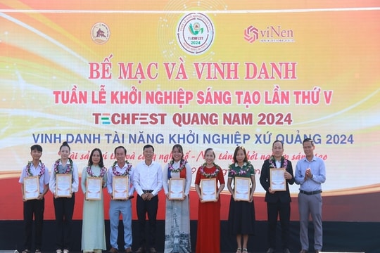 Quảng Nam trao thưởng cho 30 dự án khởi nghiệp