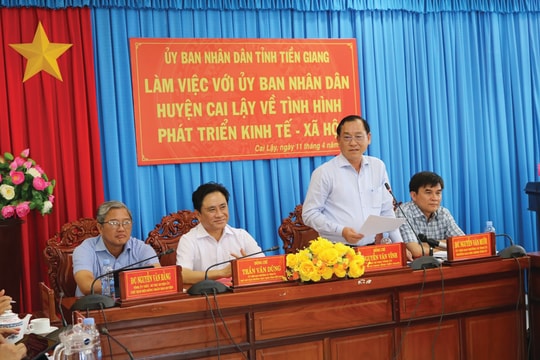 Tiền Giang: Hiệu quả từ chất lượng điều hành kinh tế