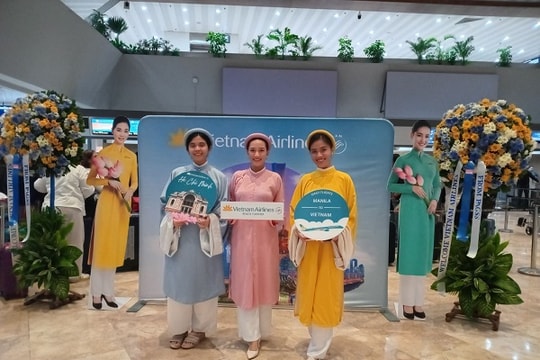 Vietnam Airlines khai trương đường bay thẳng giữa Việt Nam và Philippines