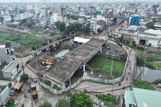 TP.HCM: Tái khởi công xây dựng cầu Tân Kỳ - Tân Quý sau 6 năm… “dở dang”