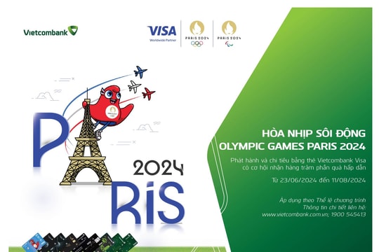 Hòa nhịp Olympic Paris 2024 cùng Vietcombank thông qua chuỗi hoạt động dành cho khách hàng