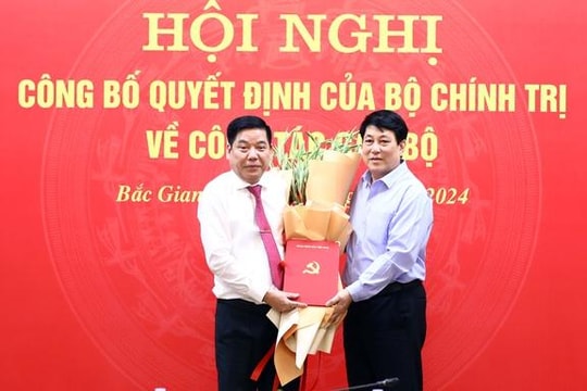 Trung tướng Nguyễn Văn Gấu làm Bí thư Tỉnh uỷ Bắc Giang