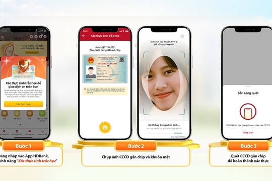 HDBank triển khai xác thực sinh trắc học để tăng cường an toàn giao dịch cho khách hàng