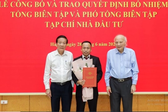 Nhà báo Phạm Đức Sơn giữ chức vụ Tổng Biên tập Tạp chí Nhà đầu tư