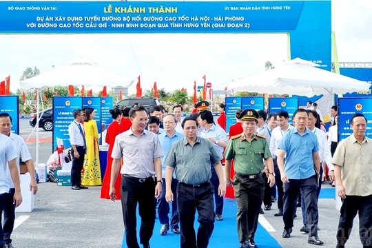 Hưng Yên: Tổ chức khởi công, khánh thành hai dự án giao thông trọng điểm